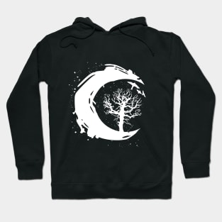 Witch Moon Tree and Birds Hoodie